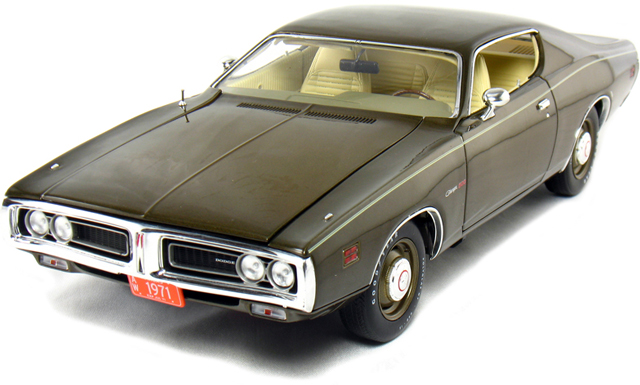 1971 Dodge Charger 500 - Dark Gold Metallic (Ertl American Muscle) 1/18