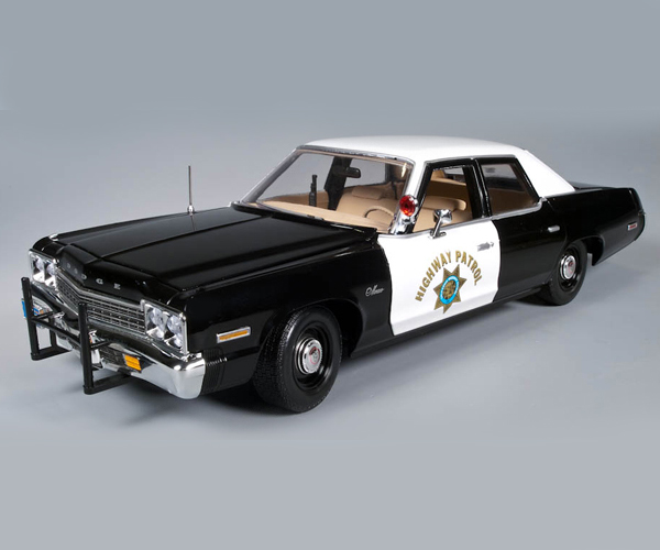 1974 Dodge Monaco California Highway Patrol CHP Police Car (Ertl American Muscle) 1/18