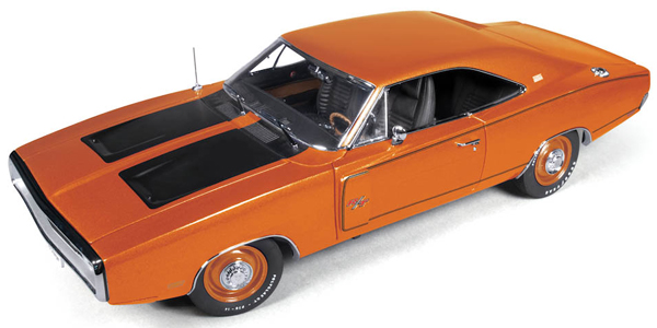 1970 Dodge Charger R/T SE 440 - Go Mango Orange (Ertl American Muscle) 1/18