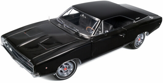 1968 Dodge Charger R/T 440 - Black (Ertl American Muscle) 1/18