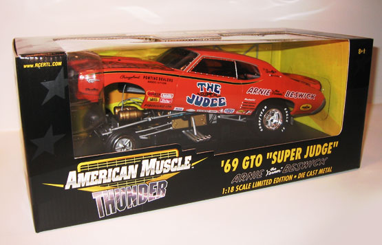 1969 Pontiac GTO - Arnie Beswick "Super Judge" (Ertl) 1/18