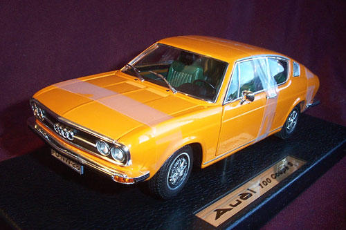 1974 Audi 100 Coupe S - Orange (Anson) 1/18