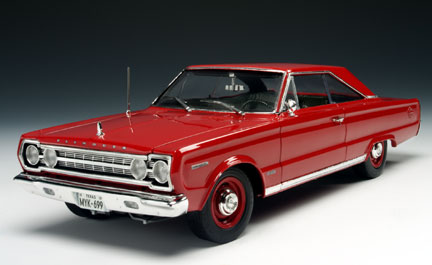 1967 Plymouth Belvedere II 426 Hemi - Bright Red (Highway 61) 1/18