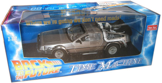 1981 DeLorean Flying Time Machine - 'Back To The Future' Part I (Sun Star) 1/18