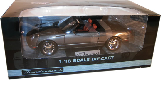 2003 Ford Thunderbird - Dark Mountain Gray  (Beanstalk Group) 1/18