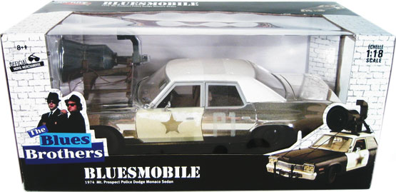 1974 Dodge Monaco from 'The Blues Brothers' Limited Chrome Chase Car (Ertl) 1/18