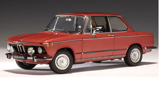 1974 BMW 2002 Tii L - Red Metallic (AUTOart) 1/18