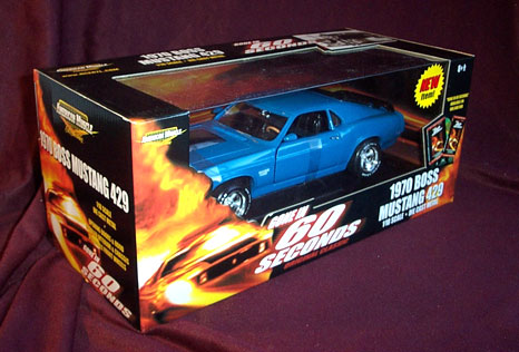 1970 Boss Mustang 429 "Gone In 60 Seconds" (Ertl) 1/18