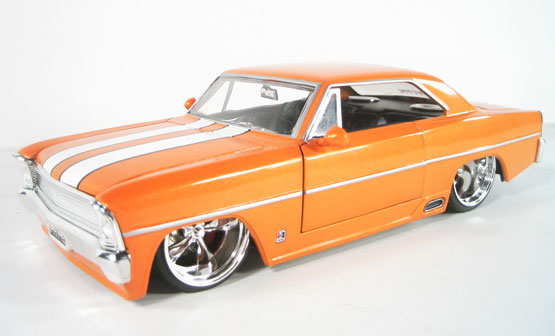 1967 Chevy Nova SS - Orange (DUB City Big Time Muscle) 1/24