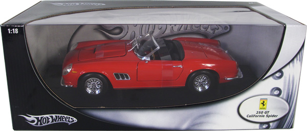 Ferrari 250 GT California Spider - Red (Hot Wheels) 1/18