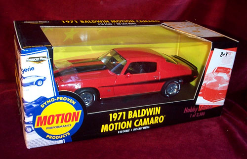 1971 Baldwin Motion Camaro (Ertl) 1/18