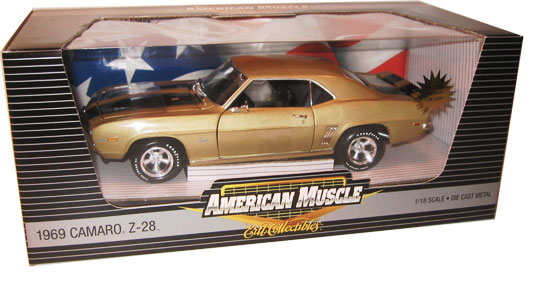 1969 Chevy Camaro Z/28 - Riverside Gold (Ertl) 1/18