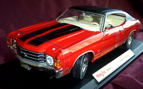1971 Chevy Chevelle SS454 - Red (Maisto) 1/18