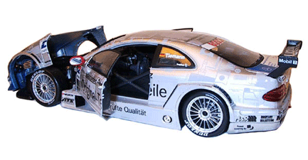 2000 Mercedes CLK-DTM #18 Original Teile (Maisto) 1/18