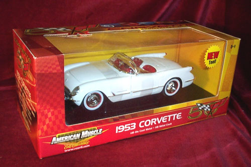 1953 Chevrolet Corvette - Polo White (Ertl) 1/18
