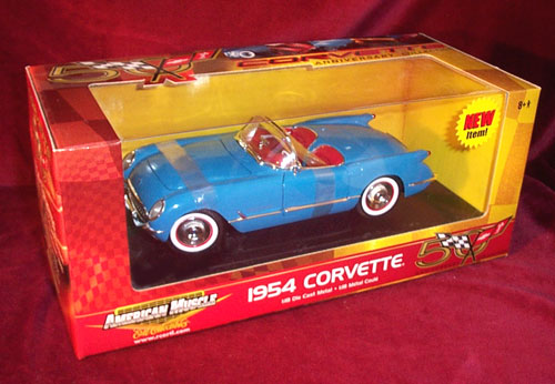 1954 Chevrolet Corvette - Blue (Ertl) 1/18