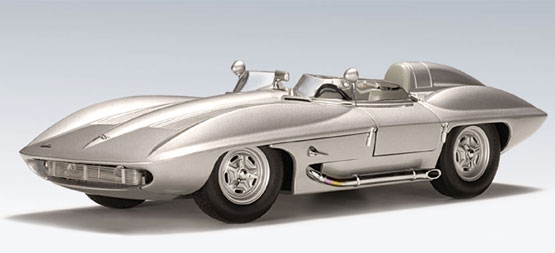 1959 Chevrolet Corvette Stingray Concept - Silver (AUTOart) 1/18