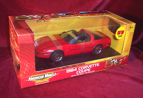 1984 Chevrolet Corvette Coupe - Bright Red (Ertl) 1/18
