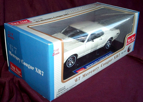 1967 Mercury Cougar XR7 - White (SunStar) 1/18