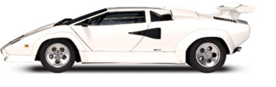 Lamborghini Countach 5000 S - White (AUTOart) 1/18