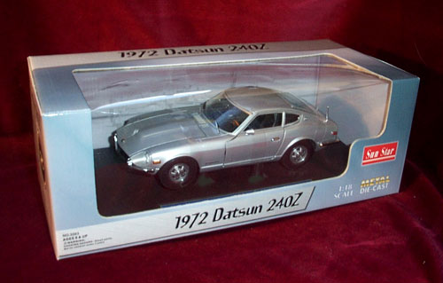 1972 Datsun 240Z - Silver (Sun Star) 1/18