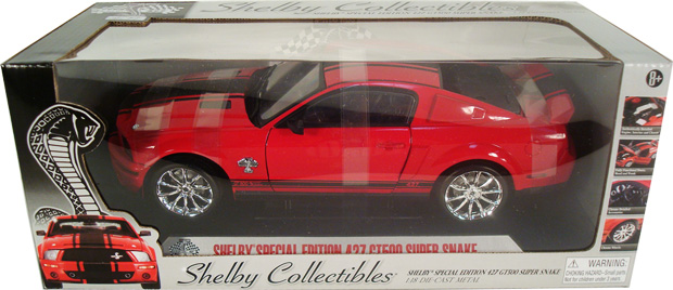 2009 Shelby Mustang GT500 427 Super Snake - Red (Shelby Collectibles) 1/18
