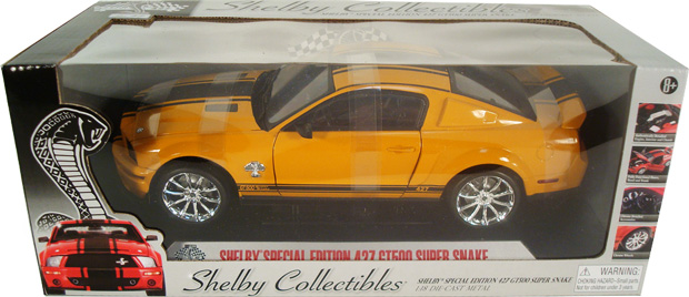 2009 Shelby Mustang GT500 427 Super Snake - Orange (Shelby Collectibles) 1/18