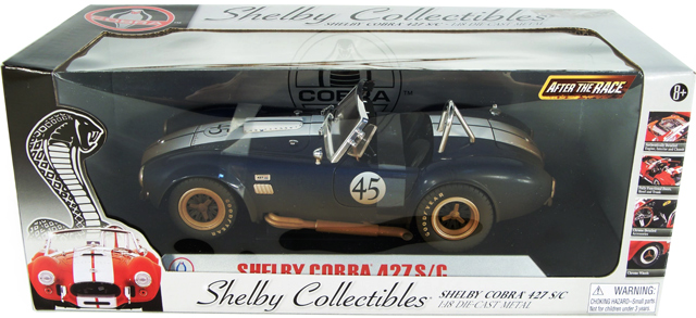 1965 Shelby Cobra S/C 427 #45 Dirty Version (Shelby Collectibles) 1/18