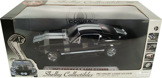 1967 Mustang Shelby GT-500E Eleanor - Black (Shelby Collectibles) 1/18