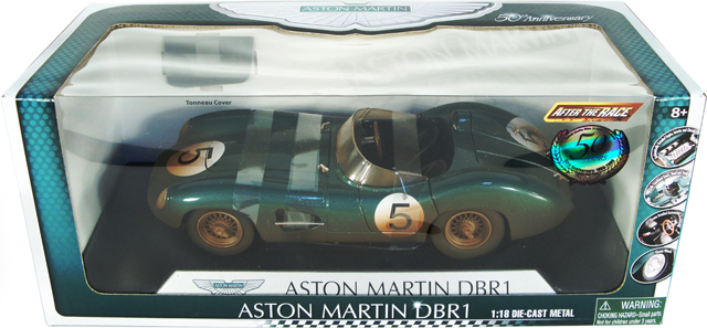 1959 Aston Martin DBR1 #5 Le Mans Dirty Version (Shelby Collectibles) 1/18