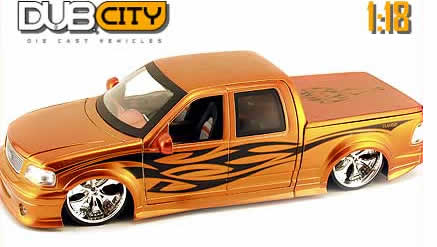 2003 Ford F-150 Supercrew Pickup - Copper w/ Chopper "SP-6" (DUB City) 1/18