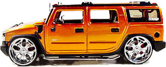 2003 Hummer H2 - Copper w/ Divinci "Havoc" Wheels (DUB City) 1/24