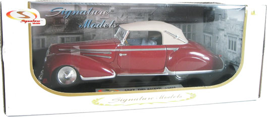 1947 Delahaye 135M - Burgundy (Signature) 1/18