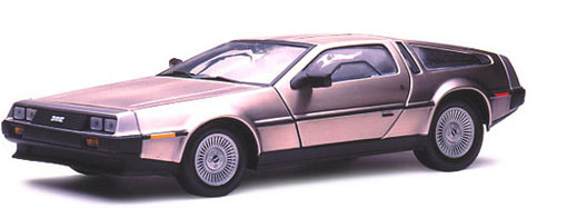 1981 Delorean DMC12 LK Coupe - Stainless Steel (Sun Star) 1/18