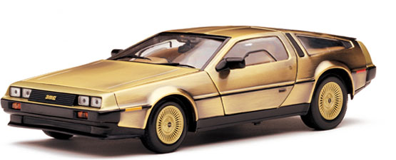 1981 DeLorean DMC12 LK - American Express Gold Edition (Sun Star) 1/18