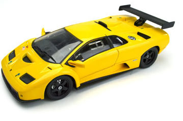 2000 Lamborghini Diablo GTR - Yellow (Hot Wheels) 1/18