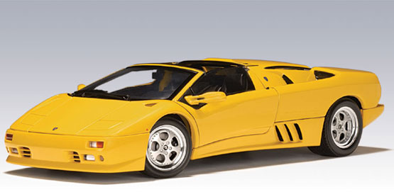 Lamborghini Diablo Roadster - Yellow (AUTOart) 1/18