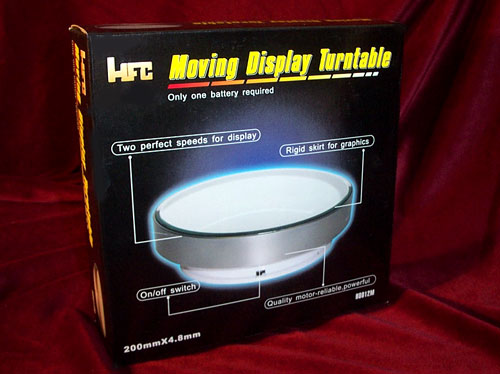 7-1/2" Mirrored Rotating Display Turntable (HFC)