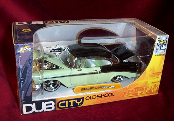 1956 Chevy Bel Air - Green - Old Skool (DUB City) 1/24
