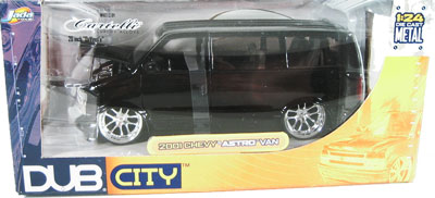 Chevy Astro Van - Black (DUB City) 1/24