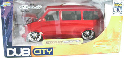 Chevy Astro Van - Red (DUB City) 1/24