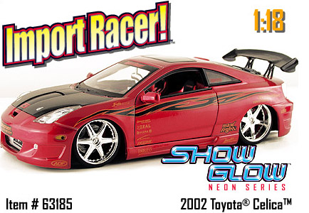 2002 Toyota Celica - Show Glow Series (Import Racer) 1/18