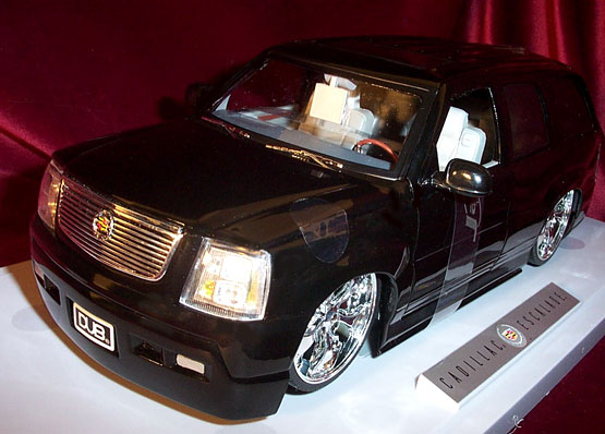 Cadillac Escalade - Black w/ Spintek Stunners (DUB City) 1/18