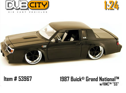 1987 Buick Regal Grand National - Black (DUB City) 1/24