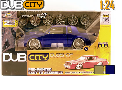 1987 Buick Regal Grand National Model Kit - Blue (DUB City) 1/24