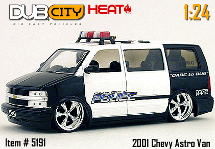 Chevy Astro Van - Dub City Police (DUB City) 1/24