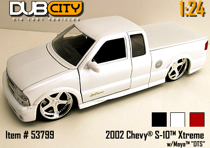 2002 Chevy S-10 Xtreme - White (DUB City) 1/24