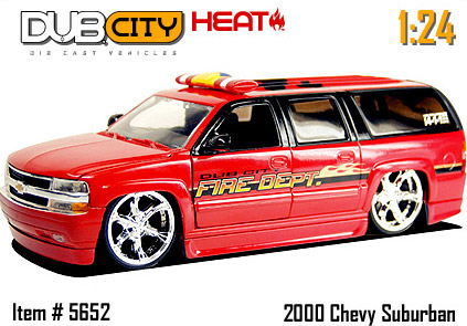 Chevy Suburban - Fire Dept. (DUB City) 1/24