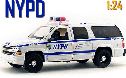 Chevy Suburban NYPD (DUB City) 1/24
