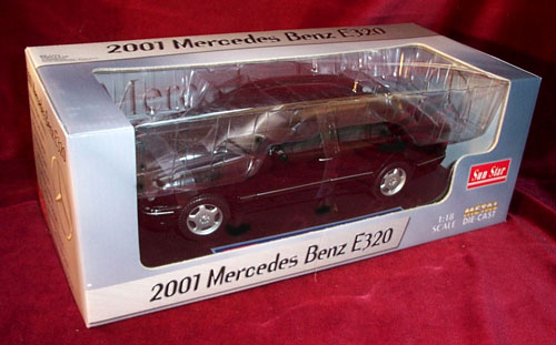 2001 Mercedes-Benz E320 - Black (Sun Star) 1/18